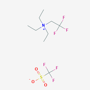 molecular formula C9H17F6NO3S B1304630 2,2,2-三氟乙基三乙胺三氟甲磺酸盐 CAS No. 380230-73-9