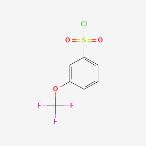 molecular formula C7H4ClF3O3S B1304636 3-(Trifluoromethoxy)benzenesulfonyl chloride CAS No. 220227-84-9