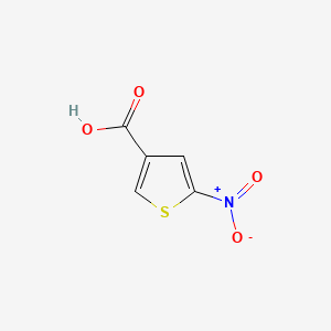 molecular formula C5H3NO4S B1304641 5-Nitrothiophene-3-carboxylic acid CAS No. 40357-96-8