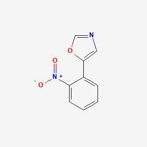 molecular formula C9H6N2O3 B1304642 5-(2-Nitrophenyl)oxazole CAS No. 89808-75-3