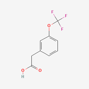 molecular formula C9H7F3O3 B1304645 3-(Trifluoromethoxy)phenylacetic Acid CAS No. 203302-97-0