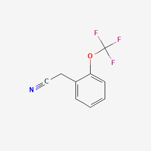 molecular formula C9H6F3NO B1304647 2-(三氟甲氧基)苯乙腈 CAS No. 137218-25-8