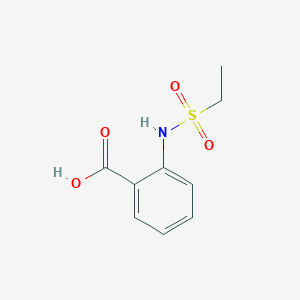 molecular formula C9H11NO4S B1304663 2-(乙烷磺酰胺基)苯甲酸 CAS No. 923248-03-7