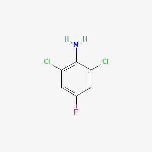molecular formula C6H4Cl2FN B1304677 2,6-Dichloro-4-fluoroaniline CAS No. 344-19-4