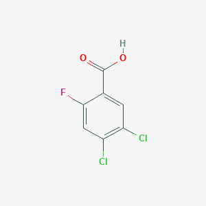 molecular formula C7H3Cl2FO2 B1304678 4,5-Dichloro-2-fluorobenzoic acid CAS No. 289039-49-2