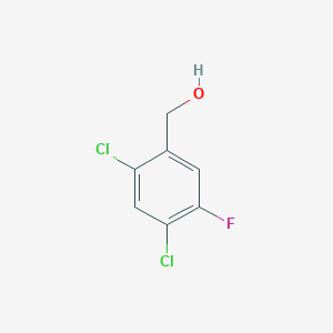molecular formula C7H5Cl2FO B1304679 2,4-Dichloro-5-fluorobenzyl alcohol CAS No. 219765-56-7