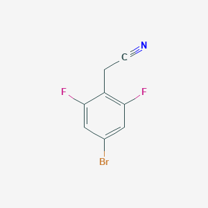 molecular formula C8H4BrF2N B130468 2-(4-Bromo-2,6-difluorophenyl)acetonitrile CAS No. 537033-52-6