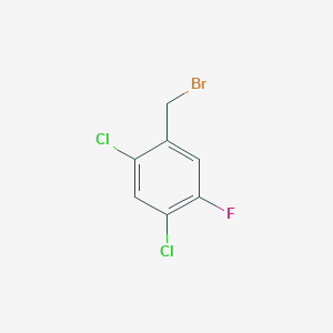 molecular formula C7H4BrCl2F B1304680 2,4-Dichloro-5-fluorobenzyl bromide CAS No. 261763-27-3