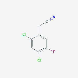 B1304681 2,4-Dichloro-5-fluorophenylacetonitrile CAS No. 261763-28-4