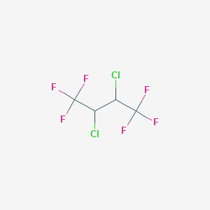 molecular formula C4H2Cl2F6 B1304682 2,3-Dichloro-1,1,1,4,4,4-hexafluorobutane CAS No. 384-54-3