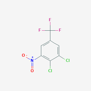molecular formula C7H2Cl2F3NO2 B1304684 1,2-二氯-3-硝基-5-(三氟甲基)苯 CAS No. 657-02-3