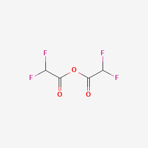 molecular formula C4H2F4O3 B1304688 Difluoroacetic anhydride CAS No. 401-67-2