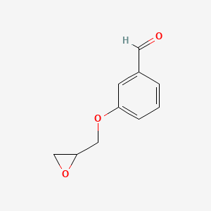molecular formula C10H10O3 B1304689 3-(Oxiran-2-ylmethoxy)benzaldehyde CAS No. 22590-64-3