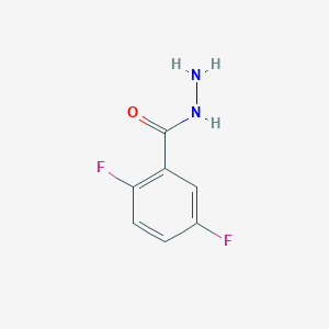 molecular formula C7H6F2N2O B1304694 2,5-Difluorobenzohydrazide CAS No. 265644-03-9