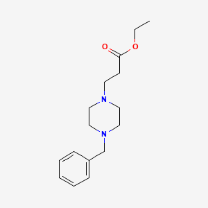 molecular formula C16H24N2O2 B1304695 Ethyl 3-(4-benzylpiperazin-1-yl)propanoate CAS No. 646456-04-4