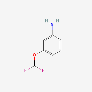 molecular formula C7H7F2NO B1304699 3-(二氟甲氧基)苯胺 CAS No. 22236-08-4