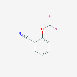 molecular formula C8H5F2NO B1304700 2-(二氟甲氧基)苯甲腈 CAS No. 56935-78-5