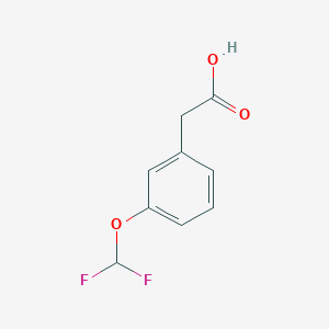 molecular formula C9H8F2O3 B1304703 2-[3-(difluoromethoxy)phenyl]acetic Acid CAS No. 262587-06-4