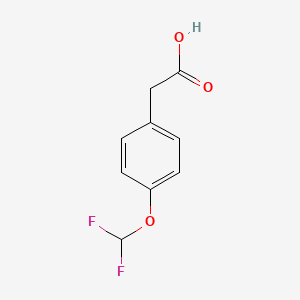 molecular formula C9H8F2O3 B1304704 4-(二氟甲氧基)苯乙酸 CAS No. 243659-15-6