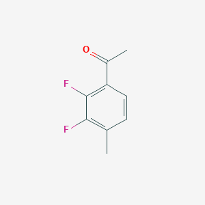 molecular formula C9H8F2O B1304705 2',3'-Difluoro-4'-methylacetophenone CAS No. 261763-30-8