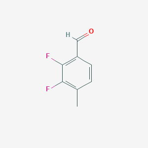 molecular formula C8H6F2O B1304708 2,3-二氟-4-甲基苯甲醛 CAS No. 245536-50-9