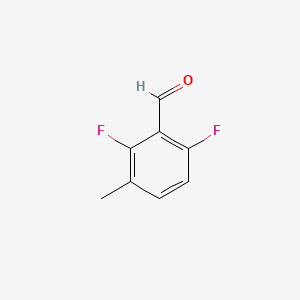 molecular formula C8H6F2O B1304709 2,6-二氟-3-甲基苯甲醛 CAS No. 261763-34-2