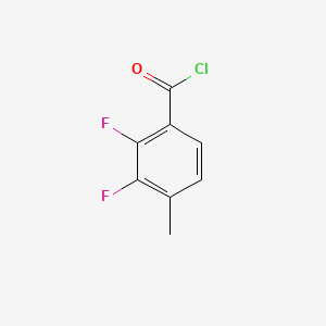 molecular formula C8H5ClF2O B1304714 2,3-Difluoro-4-methylbenzoyl chloride CAS No. 261763-38-6