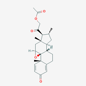 9beta,11beta-Epoxy-21-hydroxy-16alpha-methylpregna-1,4-diene-3,20-dione 21-acetate