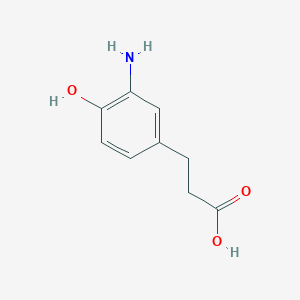 B1304733 3-(3-Amino-4-hydroxyphenyl)propanoic acid CAS No. 90717-66-1