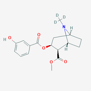 molecular formula C17H21NO5 B130474 m-Hydroxycocaine-D3 CAS No. 253775-19-8