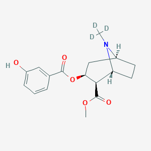 Methyl (1R,2R,3S,5S)-3-(3-hydroxybenzoyl)oxy-8-(trideuteriomethyl)-8-azabicyclo[3.2.1]octane-2-carboxylate
