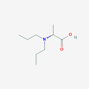 molecular formula C9H19NO2 B13047407 Dipropyl-D-alanine 
