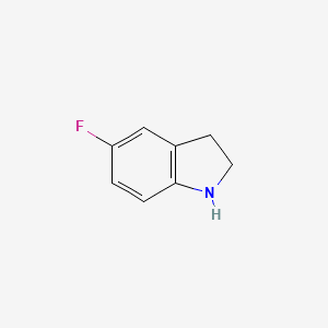molecular formula C8H8FN B1304769 5-Fluoroindoline CAS No. 2343-22-8