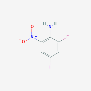 molecular formula C6H4FIN2O2 B1304778 2-Fluoro-4-iodo-6-nitroaniline CAS No. 517920-73-9