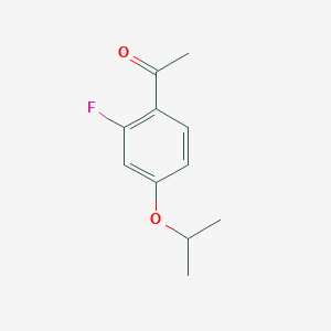 molecular formula C11H13FO2 B1304781 2'-氟-4'-异丙氧基苯乙酮 CAS No. 289039-80-1