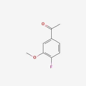 molecular formula C9H9FO2 B1304783 1-(4-Fluoro-3-methoxyphenyl)ethanone CAS No. 64287-19-0