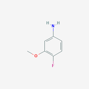 molecular formula C7H8FNO B1304784 4-氟-3-甲氧基苯胺 CAS No. 64465-53-8