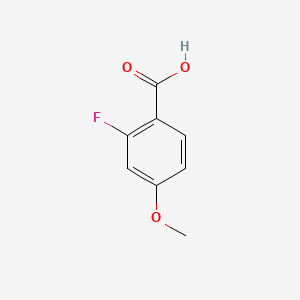 molecular formula C8H7FO3 B1304786 2-氟-4-甲氧基苯甲酸 CAS No. 394-42-3