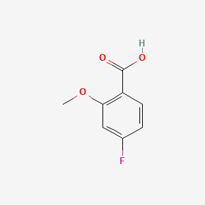 molecular formula C8H7FO3 B1304787 4-Fluoro-2-methoxybenzoic acid CAS No. 395-82-4