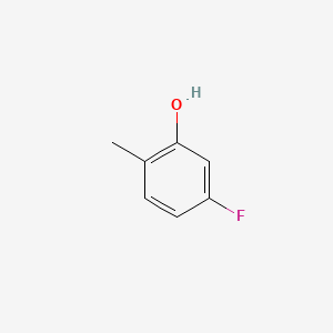 molecular formula C7H7FO B1304799 5-Fluoro-2-methylphenol CAS No. 452-85-7
