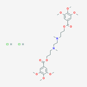 molecular formula C30H46Cl2N2O10 B130480 Hexobendine dihydrochloride CAS No. 50-62-4