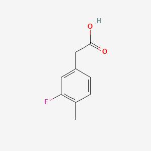 molecular formula C9H9FO2 B1304800 3-Fluoro-4-methylphenylacetic acid CAS No. 261951-74-0