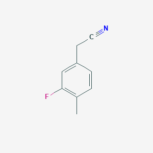 molecular formula C9H8FN B1304802 3-氟-4-甲基苯乙腈 CAS No. 261951-73-9