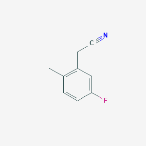 molecular formula C9H8FN B1304803 5-Fluoro-2-methylphenylacetonitrile CAS No. 80141-97-5