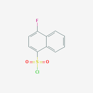 molecular formula C10H6ClFO2S B1304809 4-氟萘-1-磺酰氯 CAS No. 316-69-8
