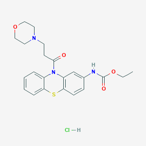 molecular formula C22H26ClN3O4S B130481 Ethmozine CAS No. 29560-58-5