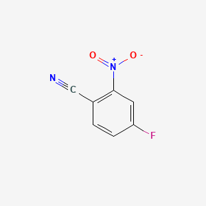 molecular formula C7H3FN2O2 B1304810 4-Fluoro-2-nitrobenzonitrile CAS No. 80517-21-1