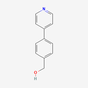 molecular formula C12H11NO B1304817 (4-(吡啶-4-基)苯基)甲醇 CAS No. 217192-22-8