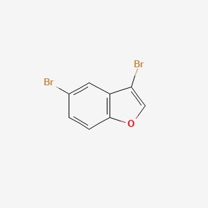 molecular formula C8H4Br2O B1304820 3,5-二溴-1-苯并呋喃 CAS No. 99660-97-6
