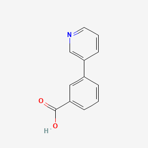 molecular formula C12H9NO2 B1304821 3-(Pyridin-3-yl)benzoic acid CAS No. 4385-77-7